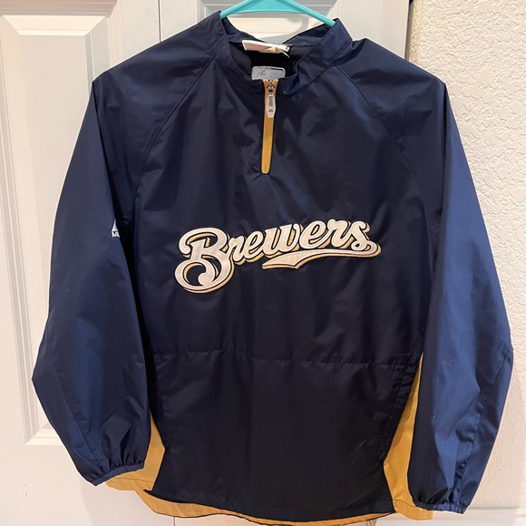Other - Boys Size Medium Brewers Windbreaker
